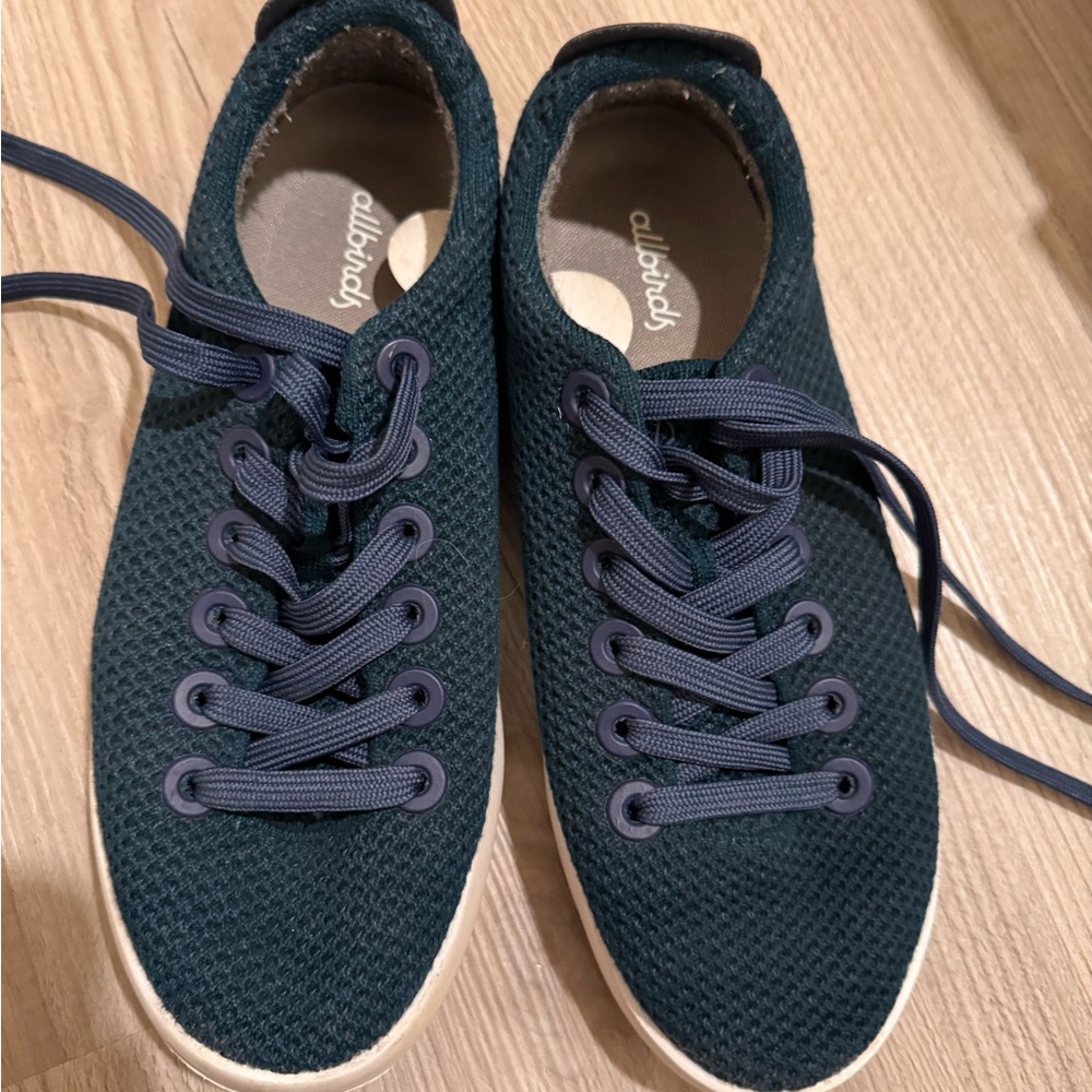 Allbirds Women's Tree Pipers - Deep Emerald (Blizzard Sole). 7